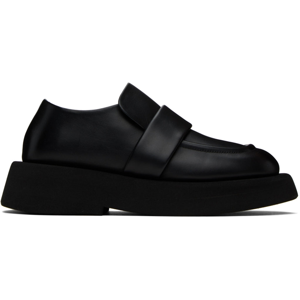 Mars�ll 'Gomme' Black Leather Gommellone Loafers Size 5.5