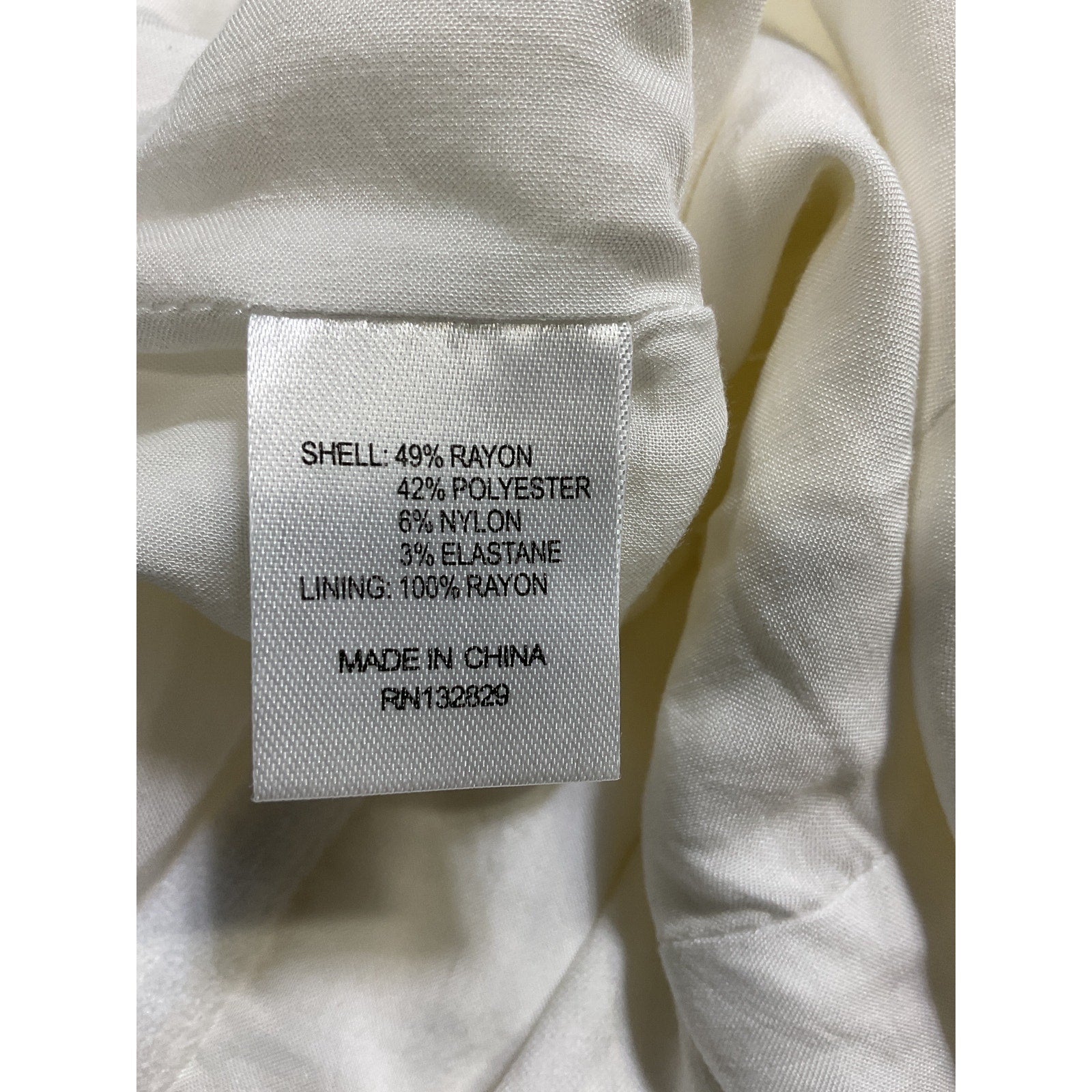Majorelle 'Corie' White Ruffle Hem Top Size XS