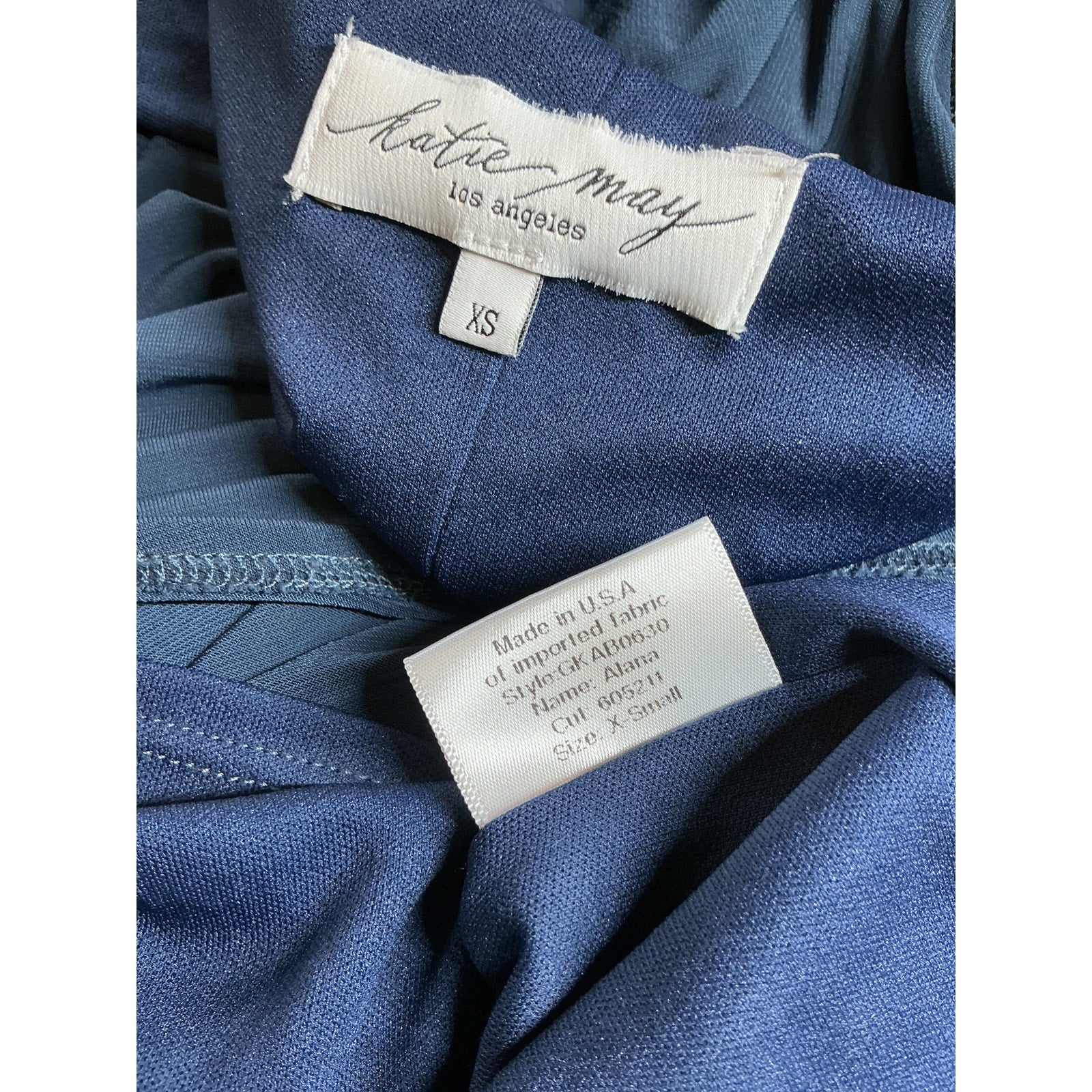 Katie May 'Alana' Blue Polyester Dress Size XS