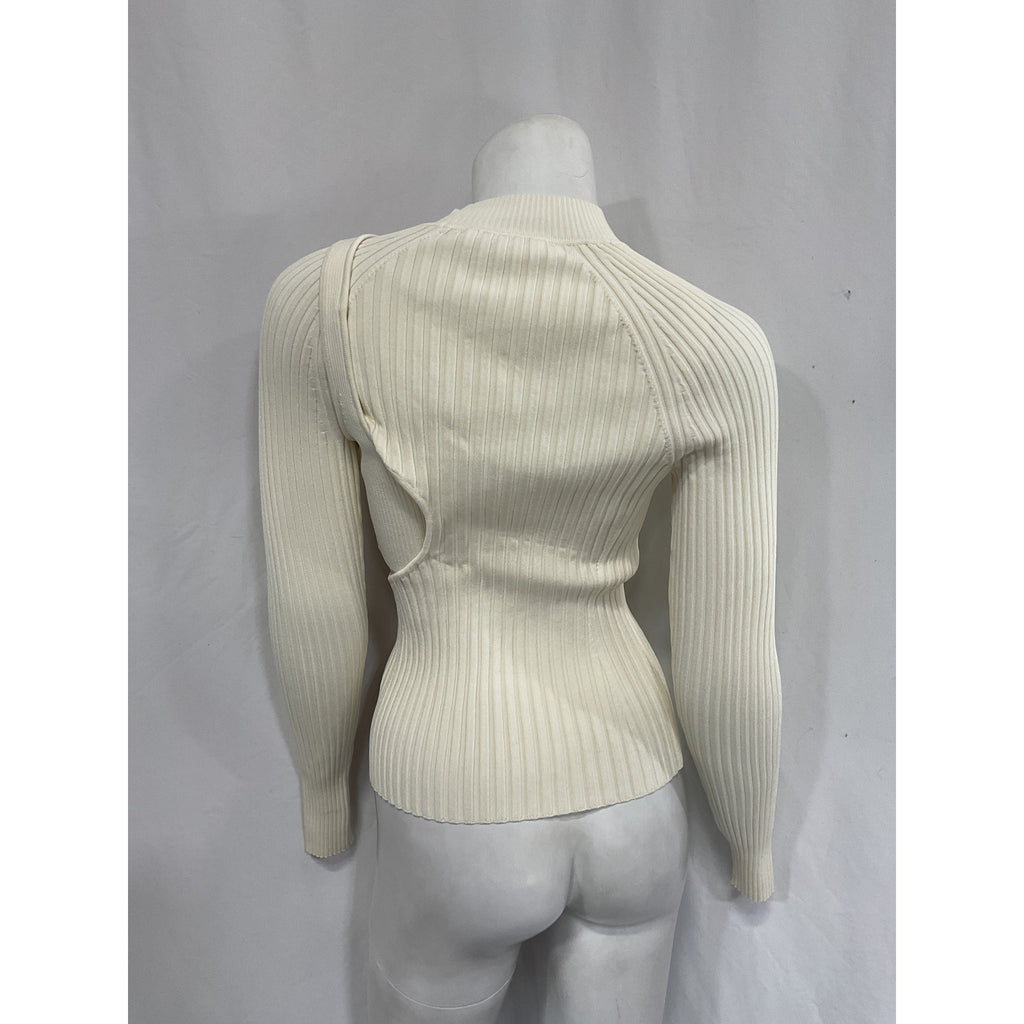 Simkhai 'Vivianne' White Side Cut Out Top Size S