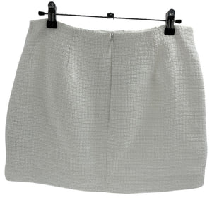Reformation Knit White Aurelia Mini Skirt Size 6