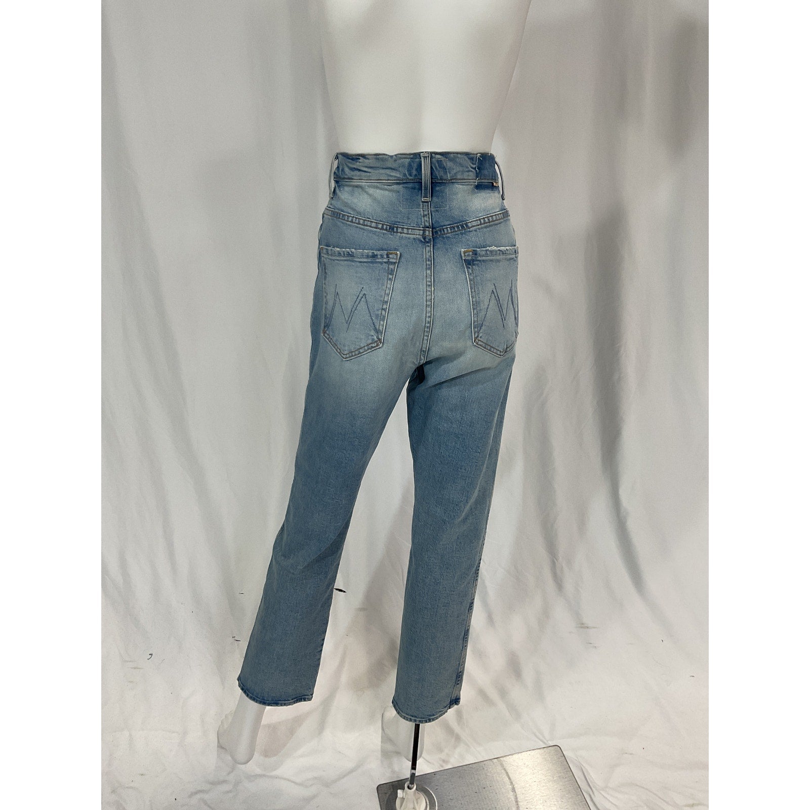 Mother 'The Tippy' Blue Top Frisky Ankle Denim Jean Size 27