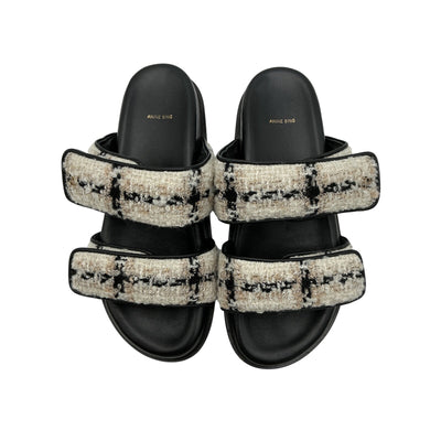 Anine Bing Textured Multicolor Sid Sandals Size 39 EU / US 9