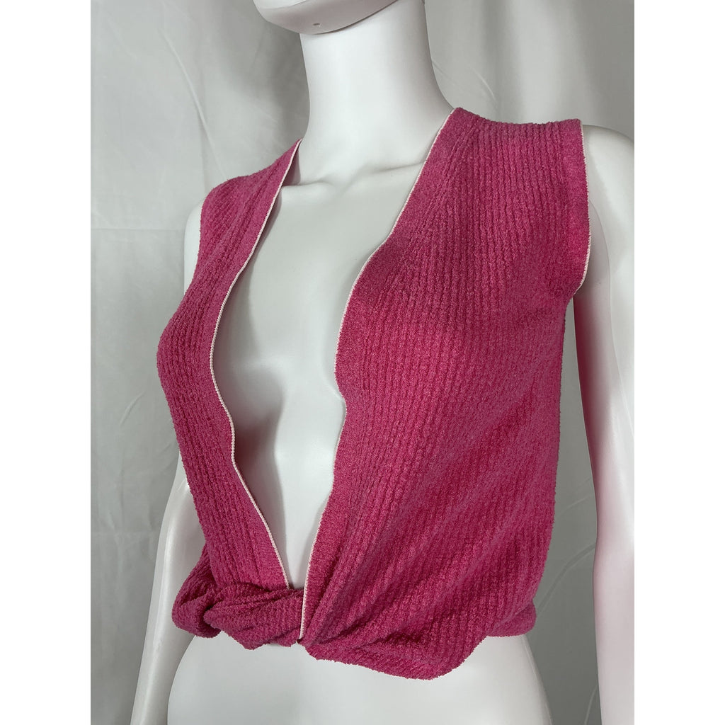 Jacquemus 'Le Haut Noue' Pink Blouse Top Size 34 - NWT
