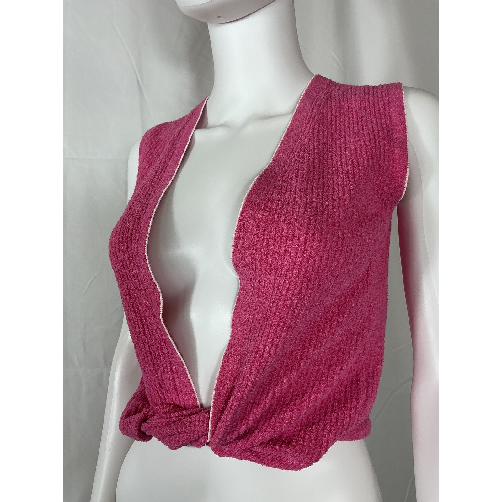 Jacquemus 'Le Haut Noue' Pink Blouse Top Size 34 - NWT