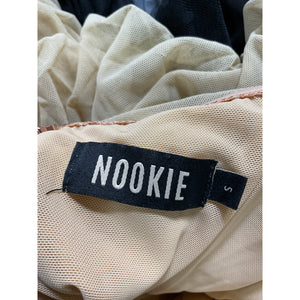 Nookie Ruched Nude Dita Gown Size S