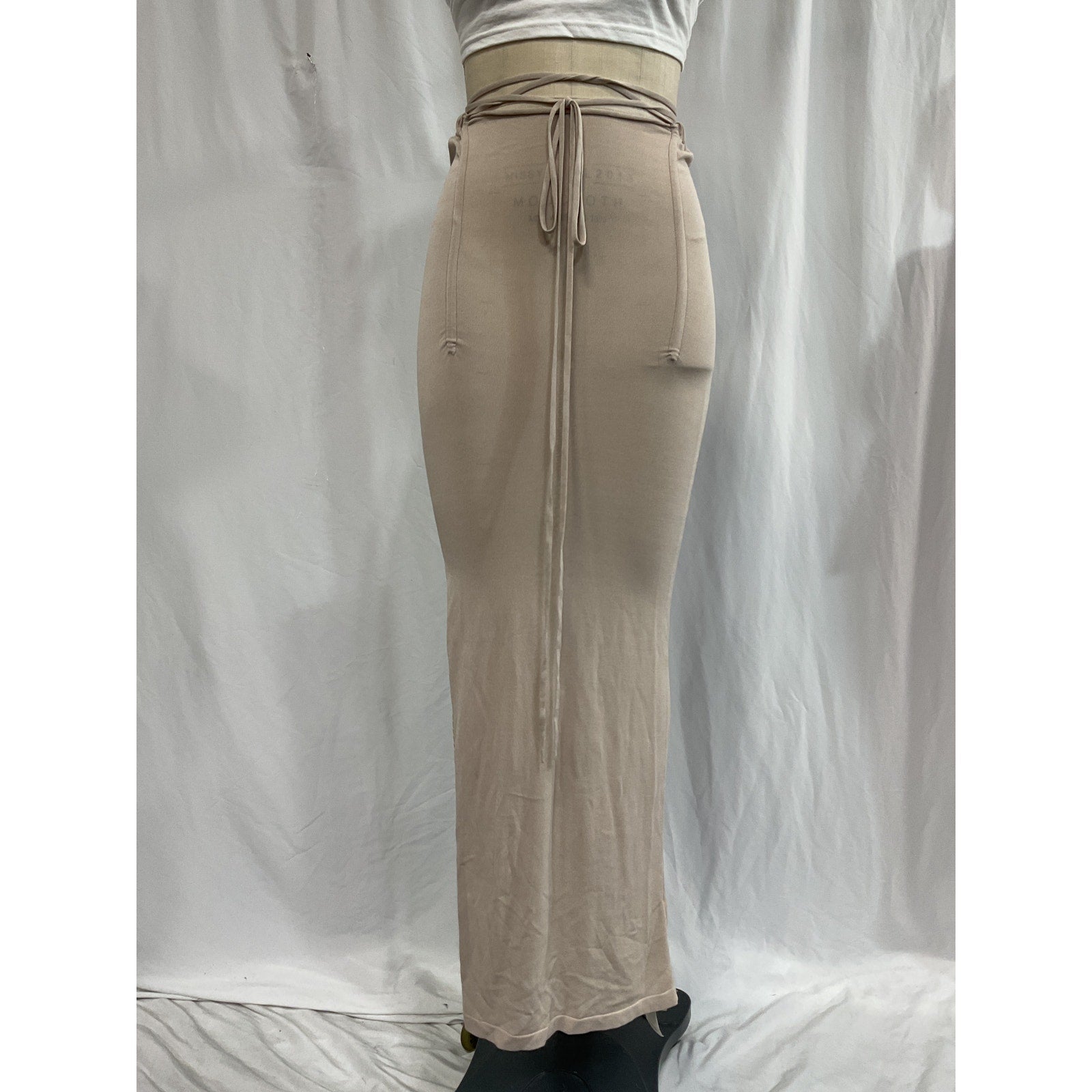 Aya Muse Beige Long Skirt Size XS