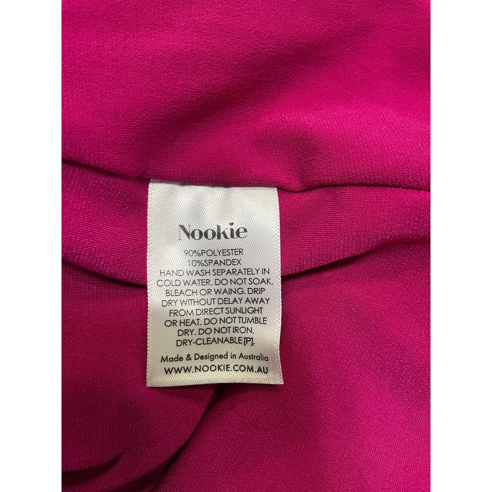 Nookie 'Paris' Pink Polyester Mini Dress Size M