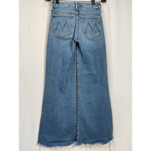 Mother 'The Roller' Blue Cotton Fray Denim Jean Size 25