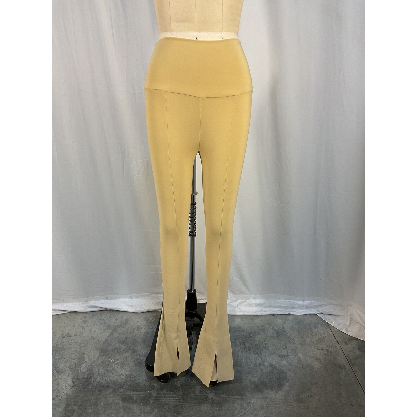 Norma Kamali 'Spat' Tan Jersey Leggings Size XXS