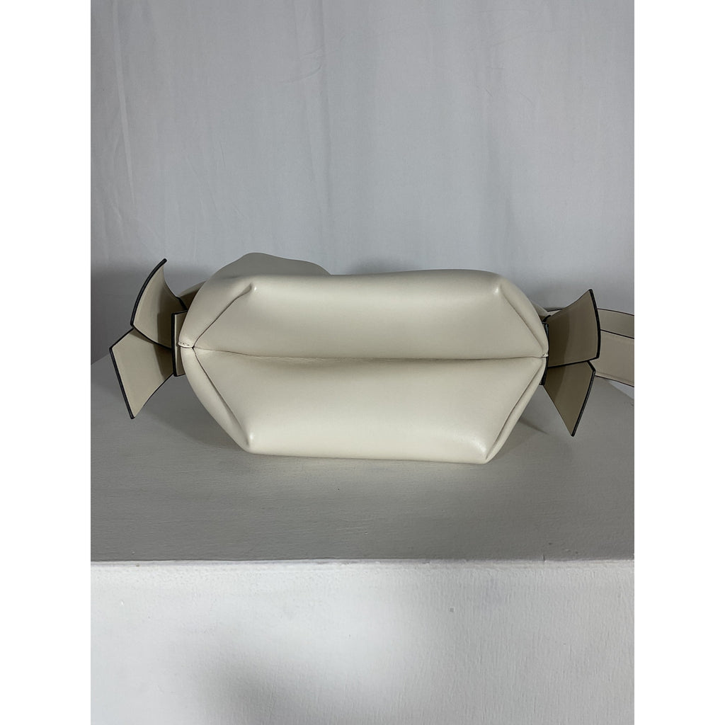 Acne Studios 'Musubi' White Leather Mini Shoulder Bag
