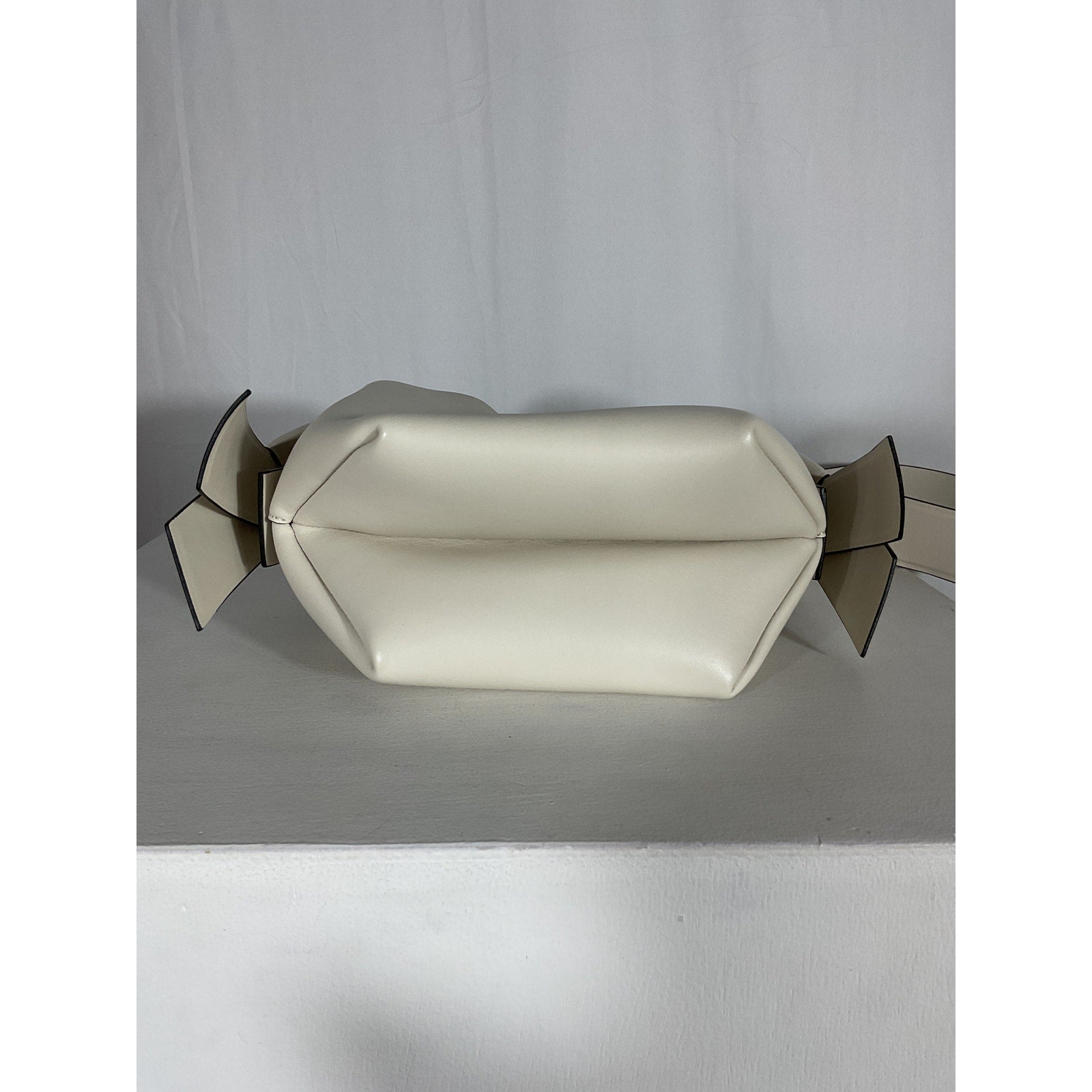 Acne Studios 'Musubi' White Leather Mini Shoulder Bag