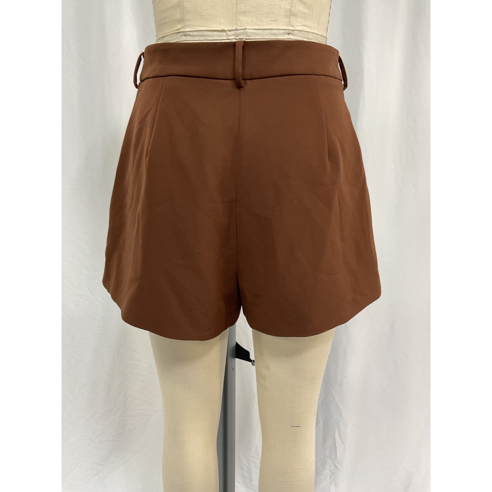 Camila Coelho 'Maricela' Brown Poly Short Size M