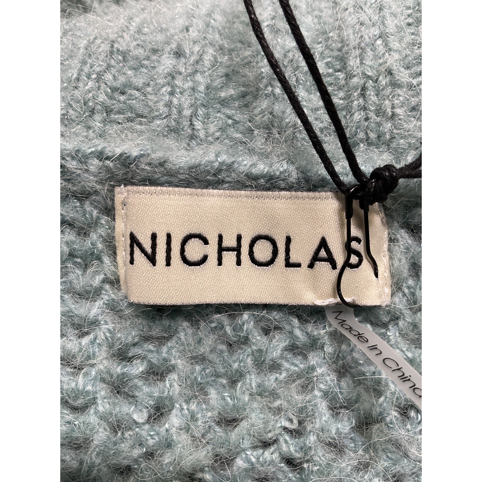 Nicholas 'Brooklyn' Green Mockneck Cable Knit Dress Size S - NWT