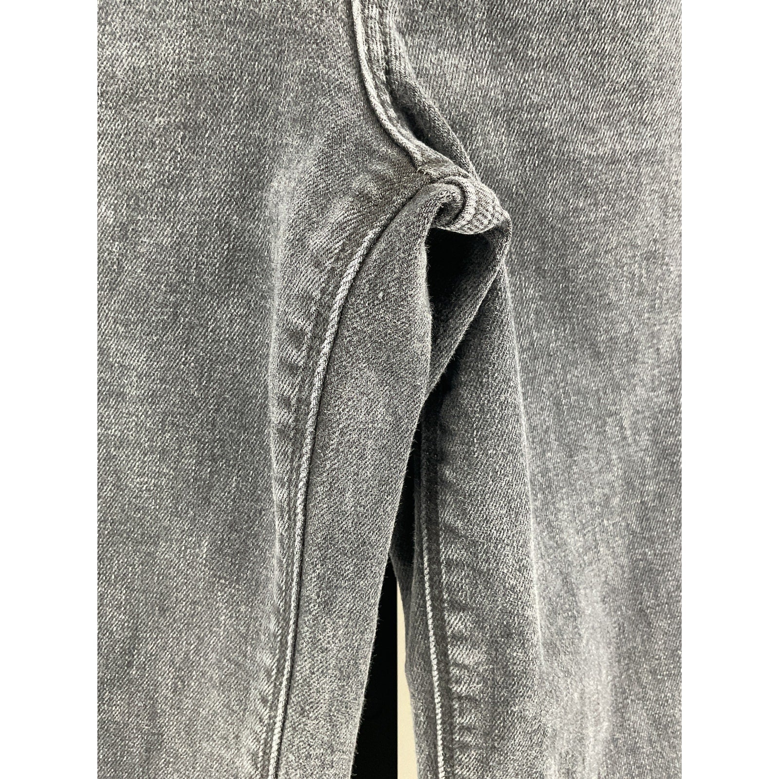 Favorite Daughter 'The Jordie' Black Cotton Super High Rise Wide Leg Denim Jean Size 25