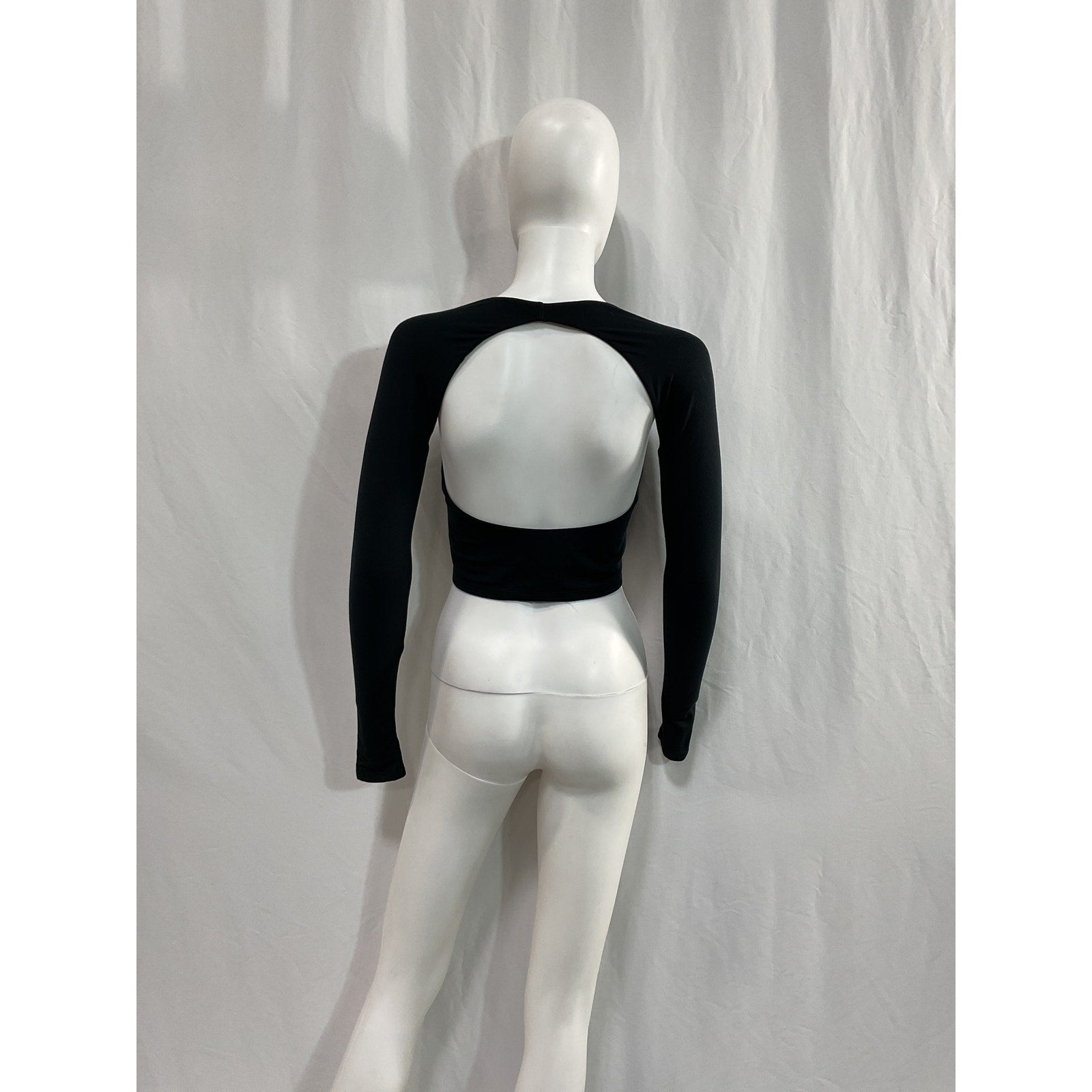 Ser.O.Ya 'Sierra' Black Spandex Top Size M