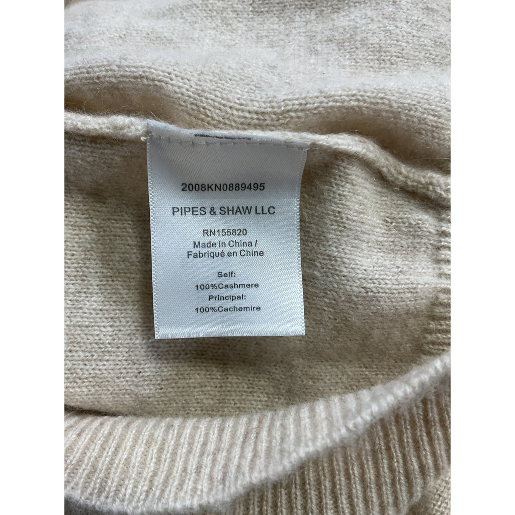 Veronica Beard 'Kressy' White Cashmere Turtleneck Sweater Size XS