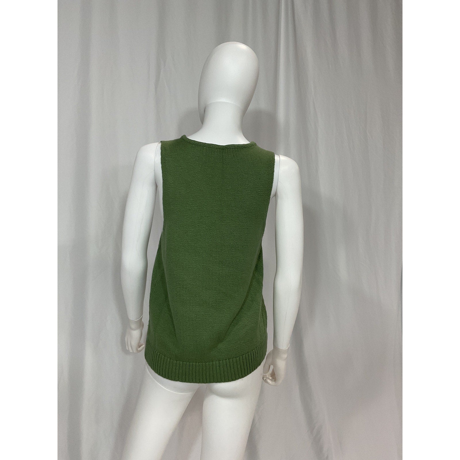 L'Academie 'Kilah' Green Knit Vest Size M
