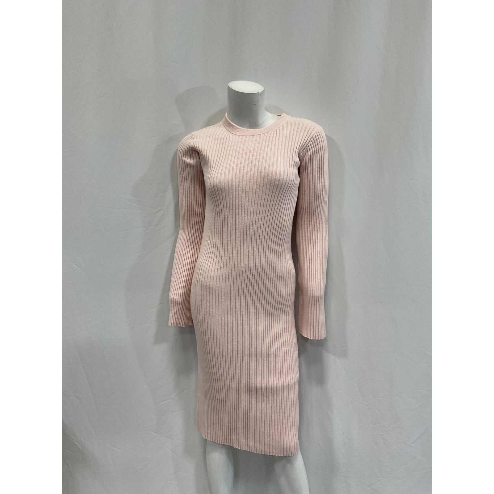 Hatch 'The Lydia' Beige Cotton Sweater Dress Size 0