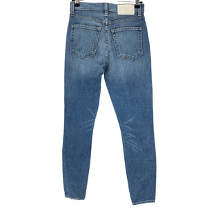 Grlfrnd High Rise Stretch Skinny Blue Kendall Denim Jeans Size 23