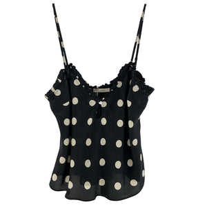 Dôen Dotted Black Louise Camisole Size M