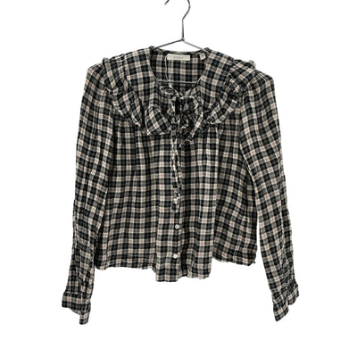 Doên 'Joelle' Black Cotton Top Size S
