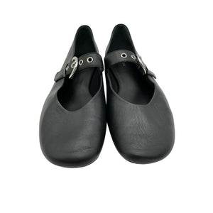Reformation Strappy Black Bethany Ballet Flats Size 9