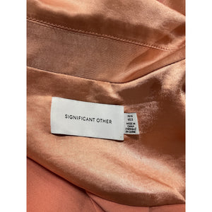 Significant Other 'Emile' Pink Satin Top Size 6