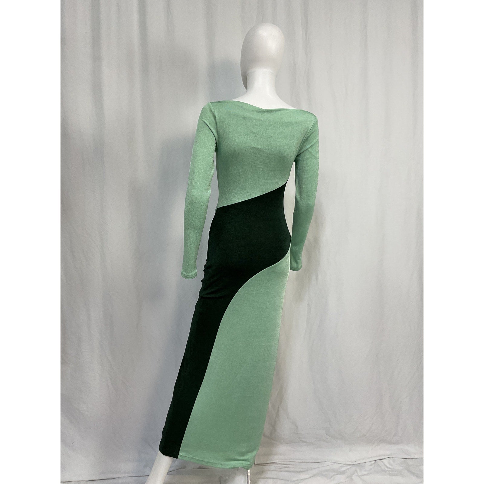 Significant Other 'Caitlin' Green Polyester Maxi Dress Size 4 - NWT