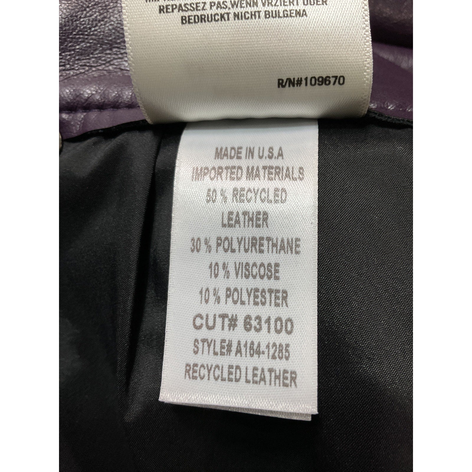 Agolde Recycled Black Leather 90's Pinch Waist Pants Size 24