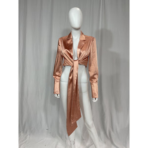 Significant Other 'Emile' Pink Satin Top Size 6