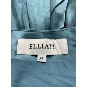 Elliatt Satin Blue Cassini Dress Size XS