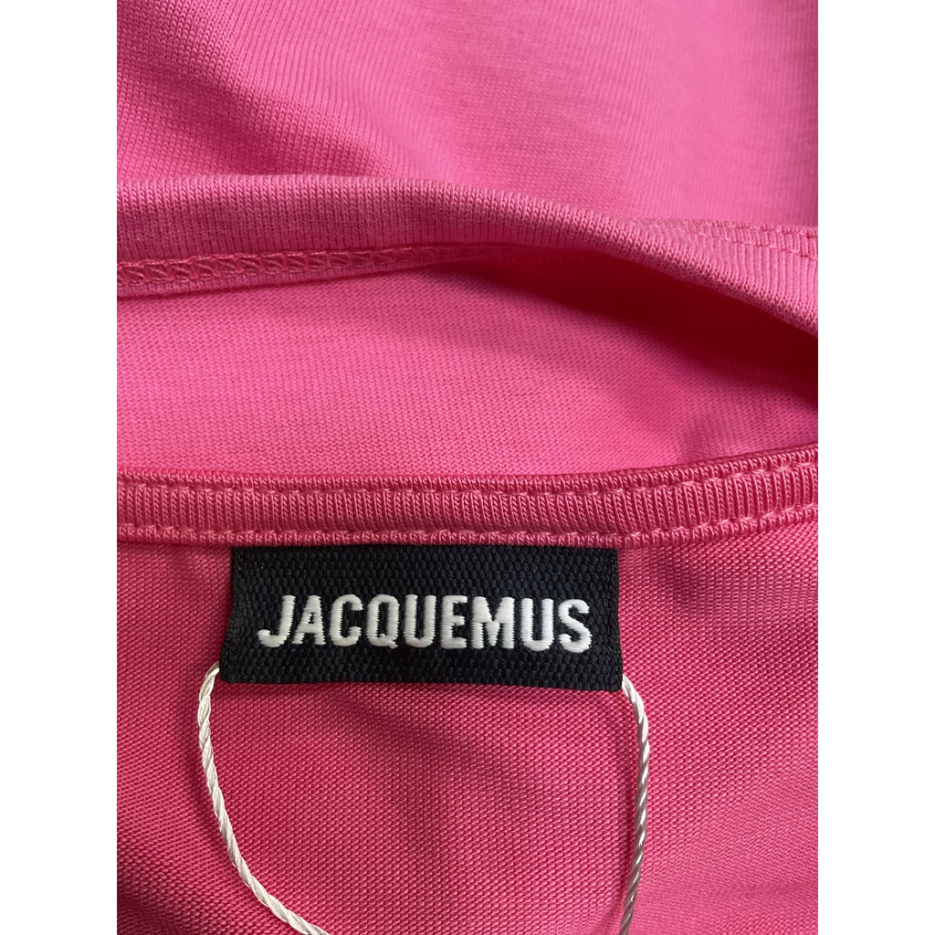 Jacquemus 'Le' Pink Cotton Double Tshirt Size S