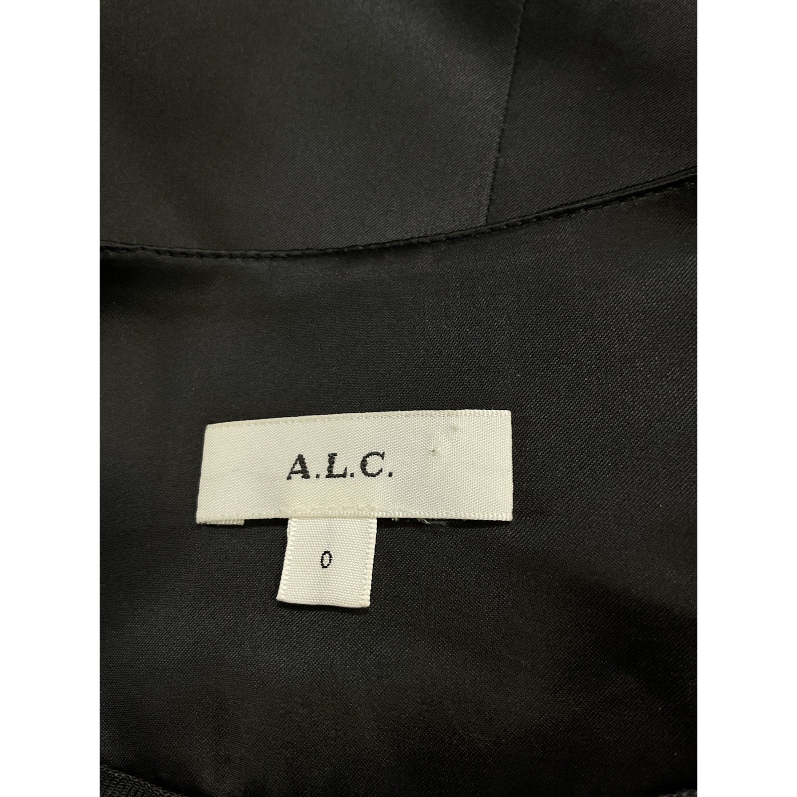 A.L.C. 'Huxton' Black Vest Size 0