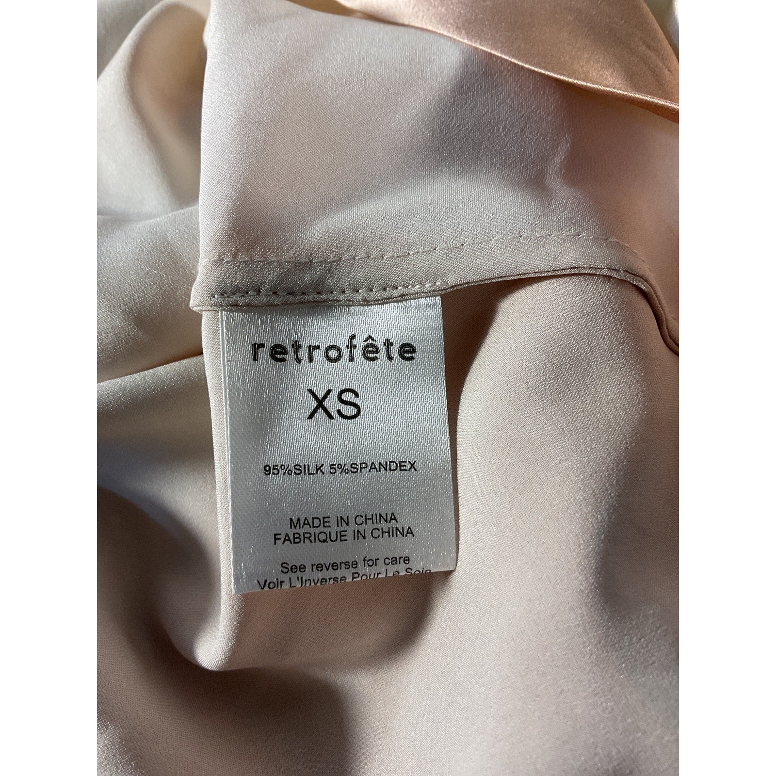 Retrofete 'Ariella' Tan Dress Size XS - NWT