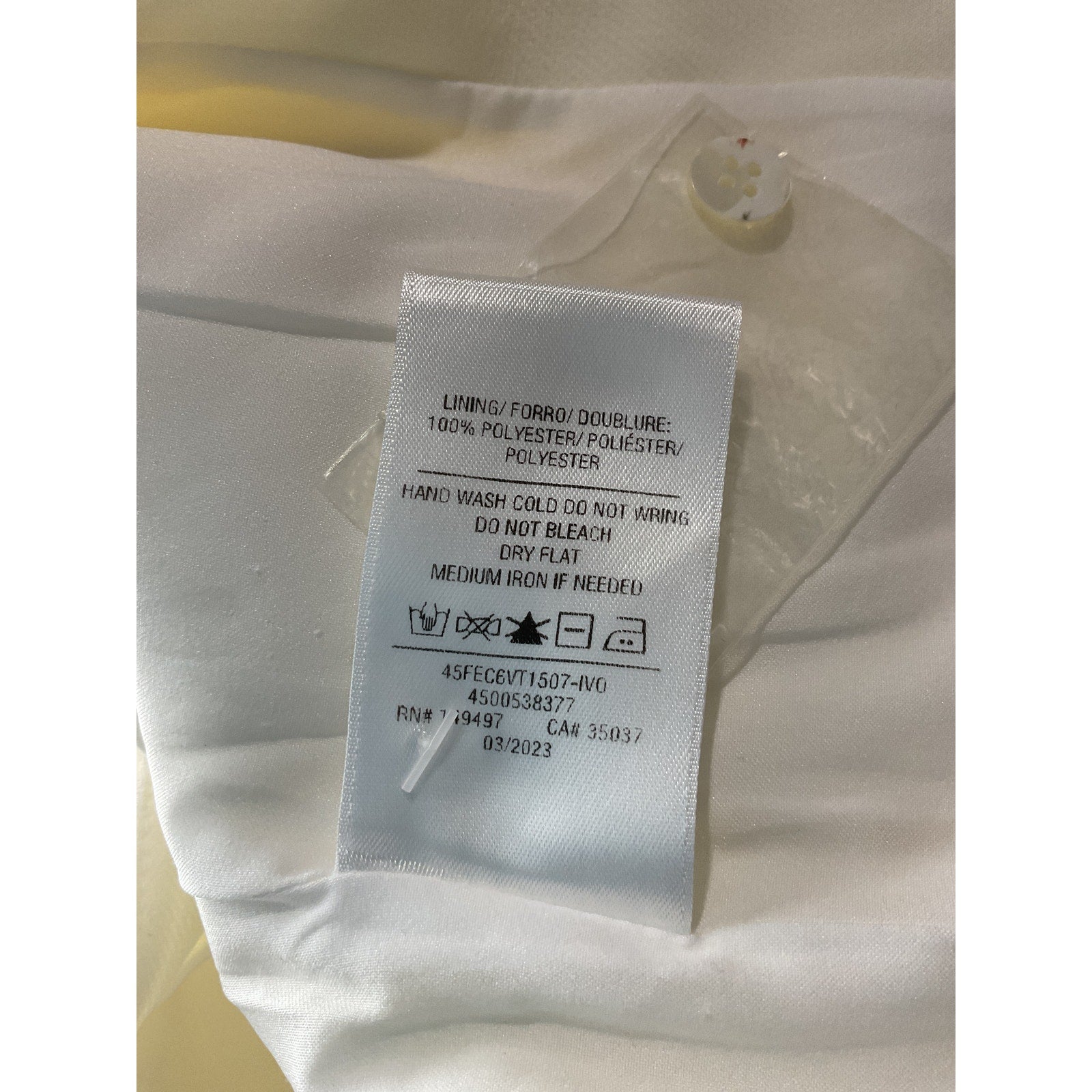 Favorite Daughter 'The Favorite' Ivory Polyester Vest Size S