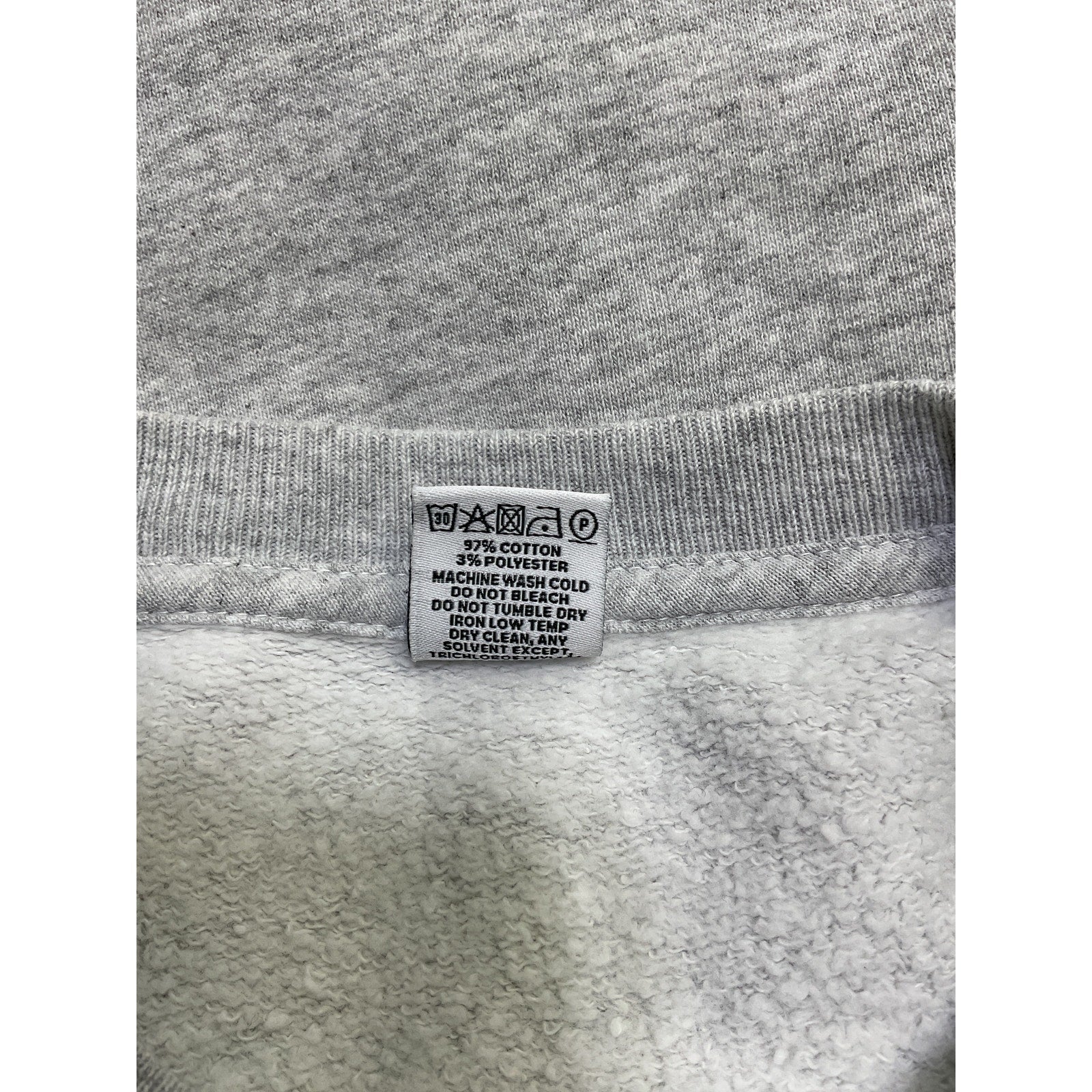 Sporty & Rich 'Crest' Grey Cotton Crewneck Sweatshirt Size XS
