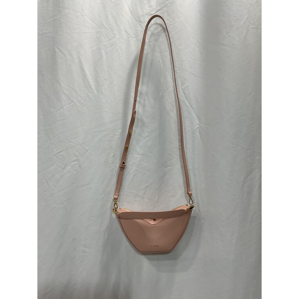 S.Joon 'Tulip' Pink Mini Leather Shoulder Bag