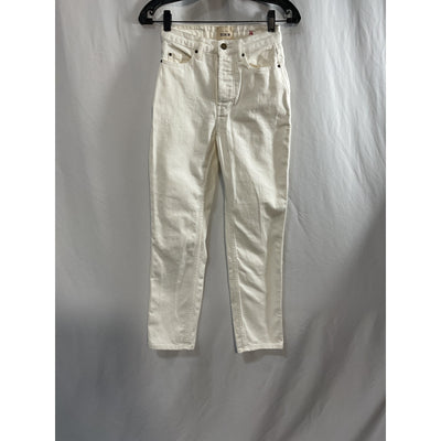 Sézane 'Brut' White Cotton Sexy Pant Size 2