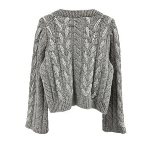 Loveshackfancy Cozy Silver Mist Louella Cardigan Size XL