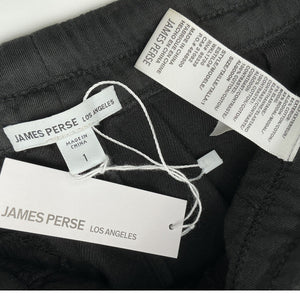 James Perse Relaxed Black Soft Drape Pants Size 1