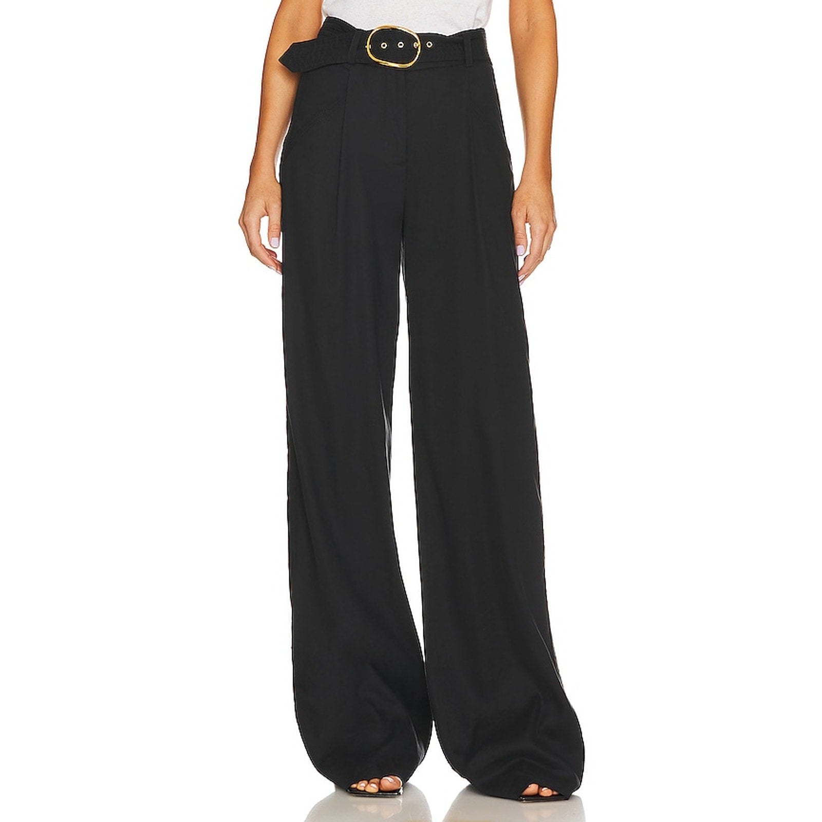 Veronica Beard 'Rimini' Black Linen Pant Size 2