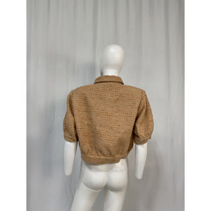 Astr The Label 'Bronwyn' Brown Polyester Jacket Size XL