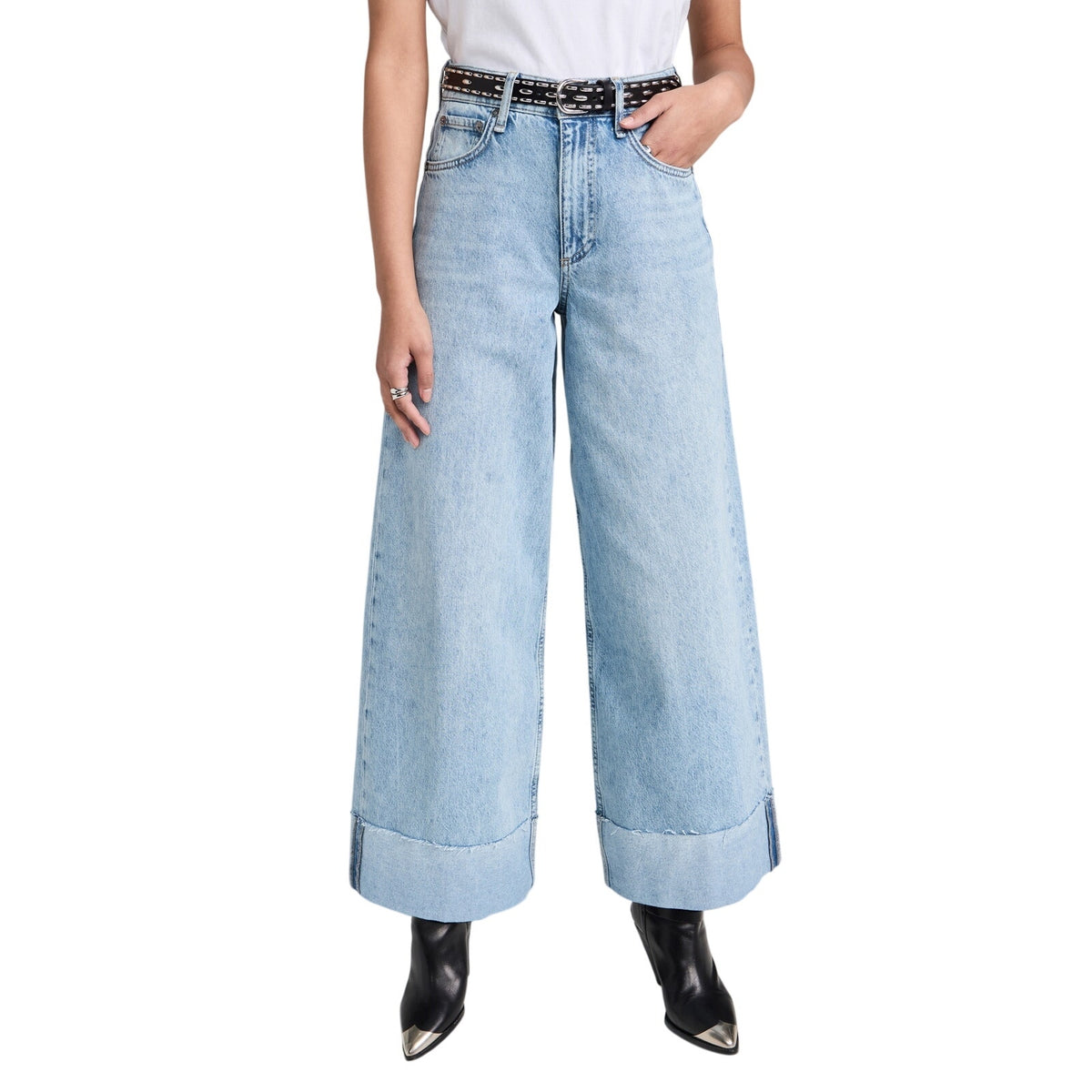 Rag & Bone Cropped Blue Sofie Denim Jeans Size 29