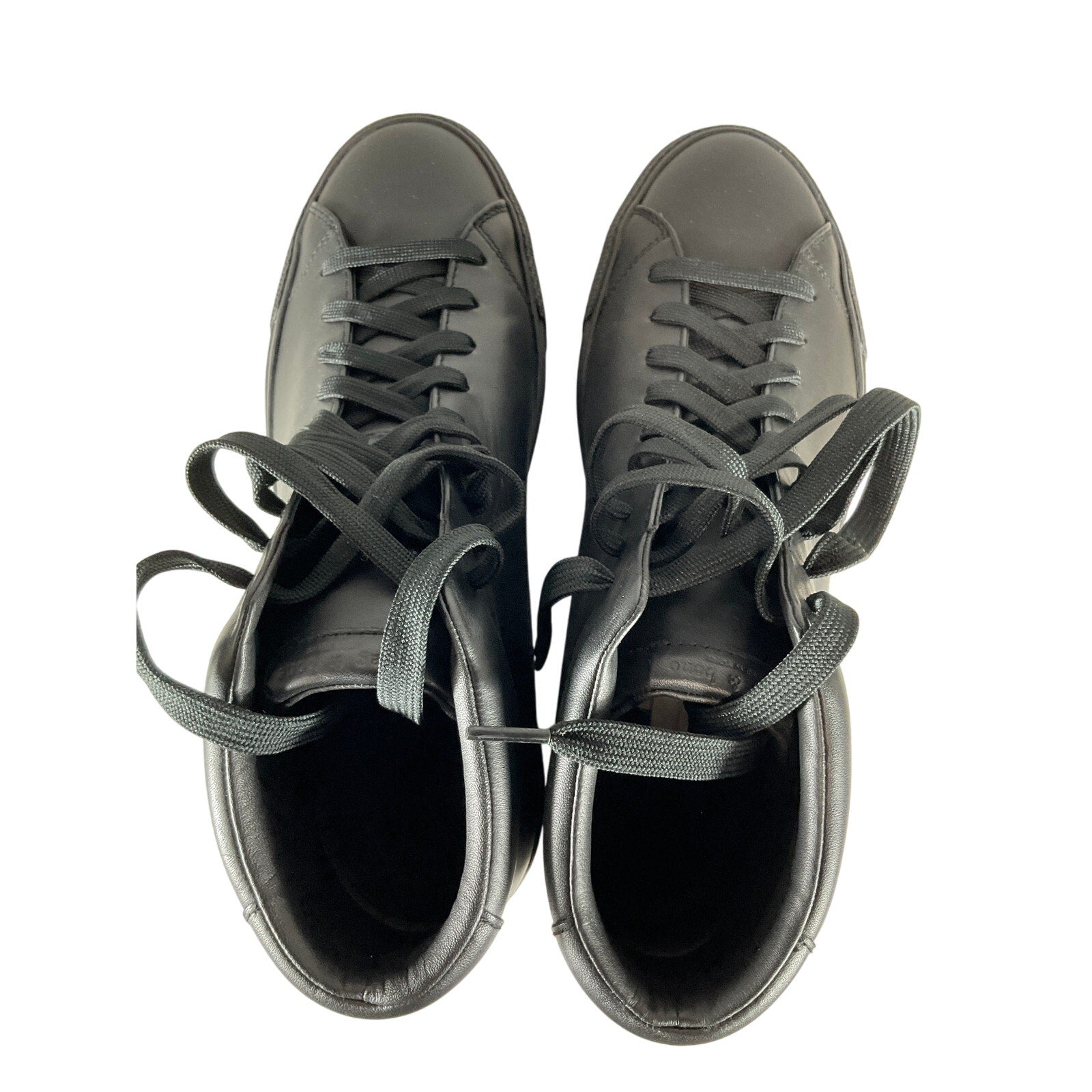 Rag & Bone Black Leather Sneakers Size 12