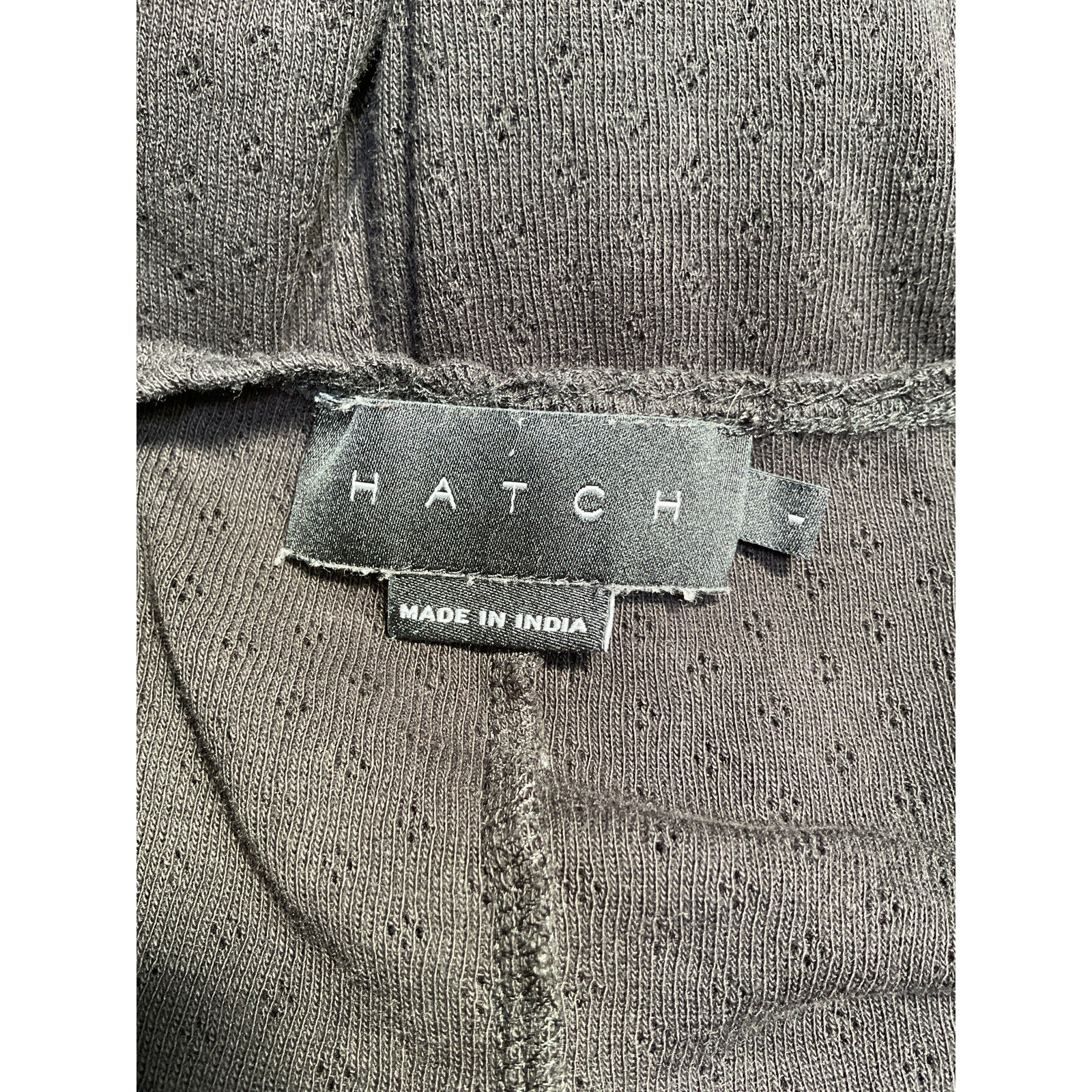 Hatch The 24/7 Black Cotton Feeding Jumpsuit Size 1