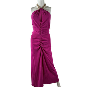 Veronica Beard Ruched Fuchsia Reze Dress Size S