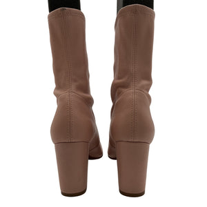 Stuart Weitzman Sleek Pink Yuliana 60 Ankle Boots Size 39 EU / US 9