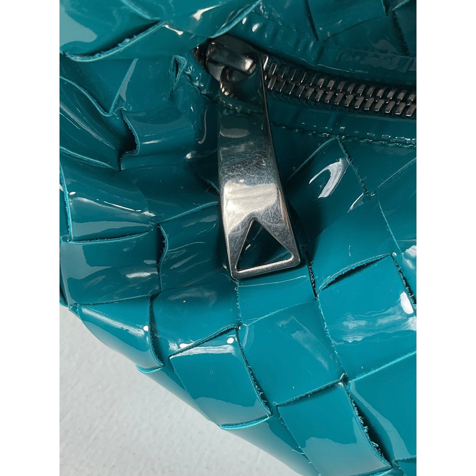 Bottega Veneta Mini 'Jodie' Blue Leather Bag