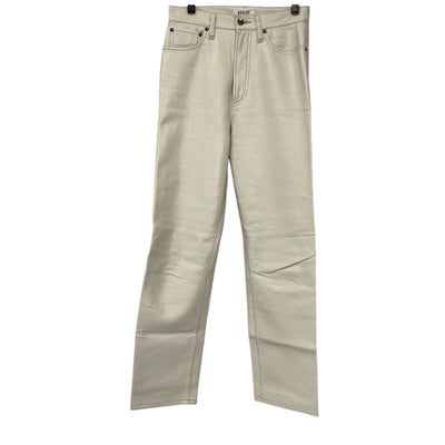 Agolde Recycled Leather Powder 90s Pinch Waist Pants Size 24